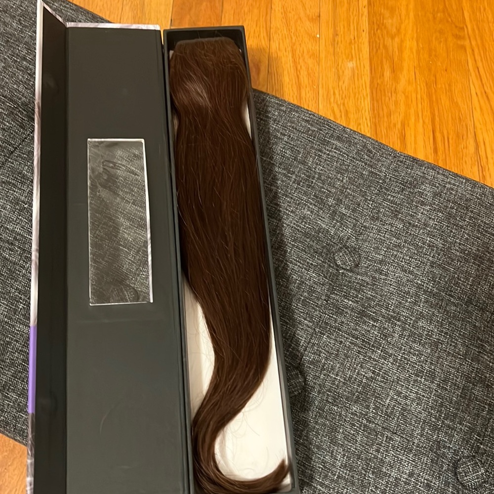 #2 BTB 16” Ponytail 100% remy human hair extensions